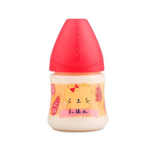 Suavinex Biberón Tetina Anatómica Latex Flujo Medio 150Ml 0 6M