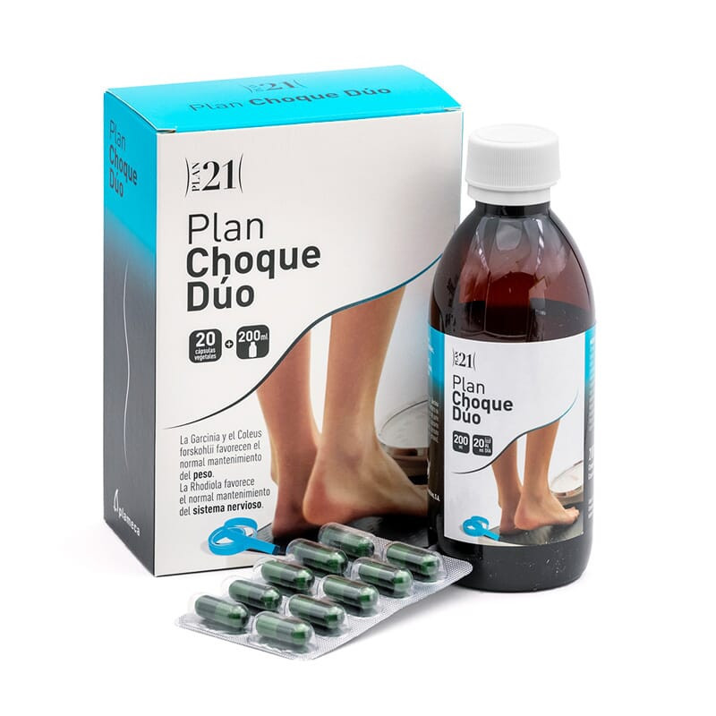 Plan Choque Duo 200 ml+20 Cápsulas Plameca