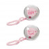 Suavinex Broche Pinza Jewel+Cadenita Rosa