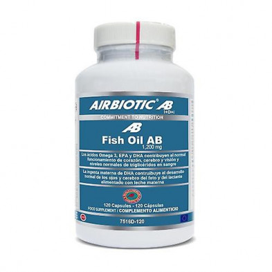 Fish Oil AB 1200 mg 120 Cápsulas Airbiotic