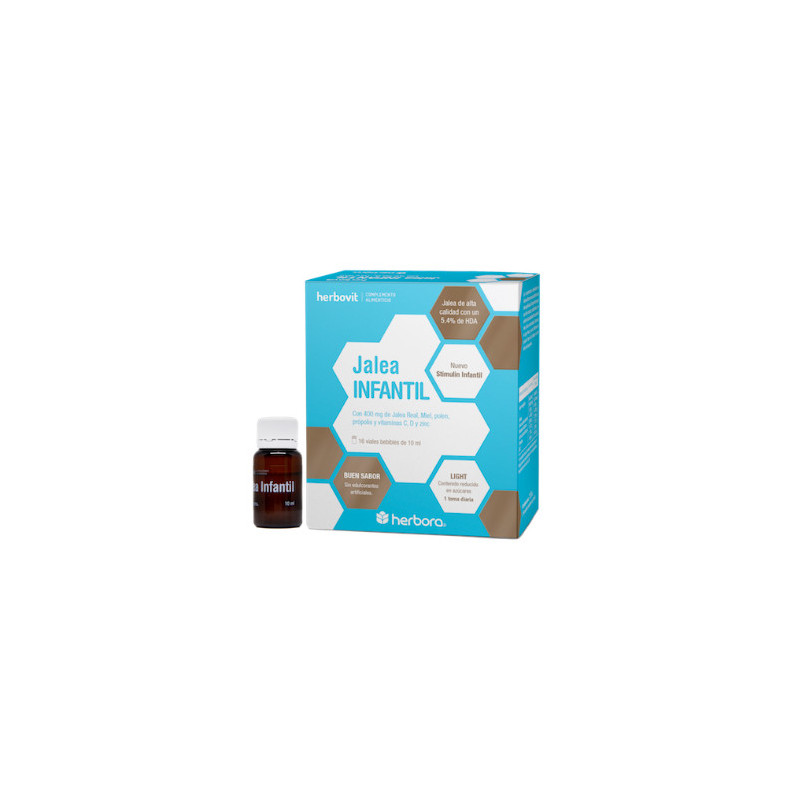 Herbovit Jalea Infantil 16 Viales de 10 ml Herbora