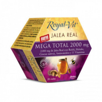 Jalea Real Royal Vit Mega Total  2000 mg 20 Ampollas Dietisa