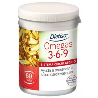 Omega 3-6-9 60 Perlas 1 g Dietisa