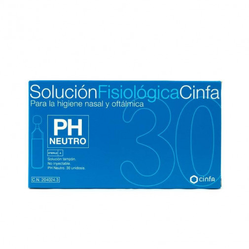 Solución Fisiológica Monodosis Cinfa 30Uds