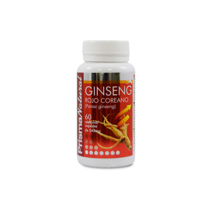 Ginseng Rojo Coreano 546 mg 60 Cápsulas Prisma Natural