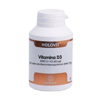 Holovit Vitamina D3 2000 Ui+k2 180 Cápsulas Equisalud