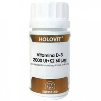 Holovit Vitamina  D3 2000 Ui+k2 50 Cápsulas Equisalud