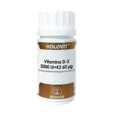 Holovit Vitamina  D3 2000 Ui+k2 50 Cápsulas Equisalud