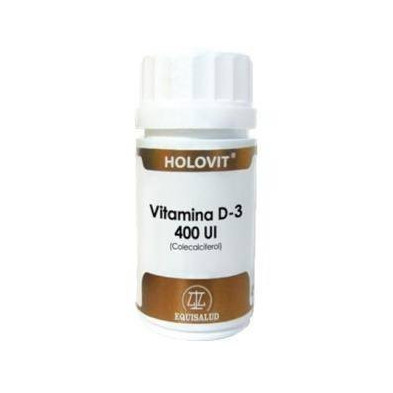 Holovit Vitamina D3 400 Ui 50 Cápsulas Equisalud