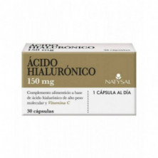 Ácido Hialurónico 150 mg 30 Cápsulas Natysal