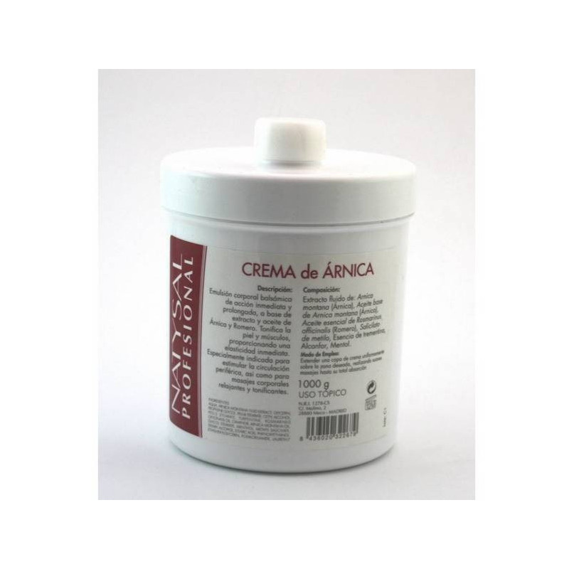 Crema de Árnica 1000 g Natysal