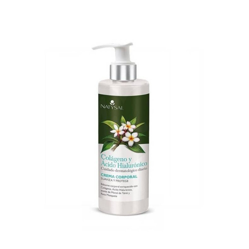 Crema Corporal Colageno y Ácido Hialurónico 300 ml Natysal