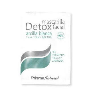 Mascarilla Facial Detox Arcilla Blanca Caja 50 uds Prisma Natural