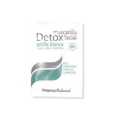 Mascarilla Facial Detox Arcilla Blanca Caja 50 uds Prisma Natural