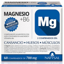 Magnesio + B6 700 mg 60 Comprimidos Natysal