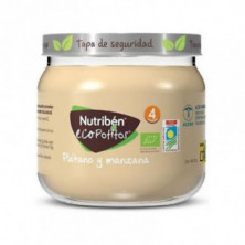 Potito de Plátano y Manzana Ecológico 120 gr Nutriben