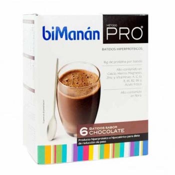 Batidos sabor chocolate Bimanan Pro