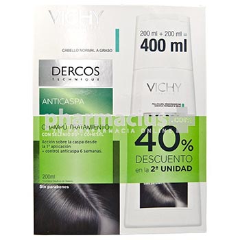 Champu Vichy Dercos Anticaida Cabello graso