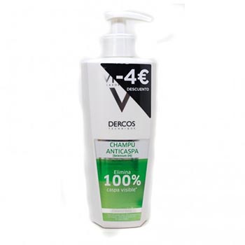 Champu anticaspa vichy dercos cabello seco