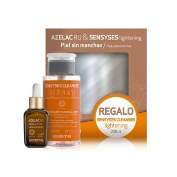 comprar-sesderma-azelac-ru-serum-liposomal-30ml-sensyses-cleanser-lightening-desmaquillante-200ml pack sesderma